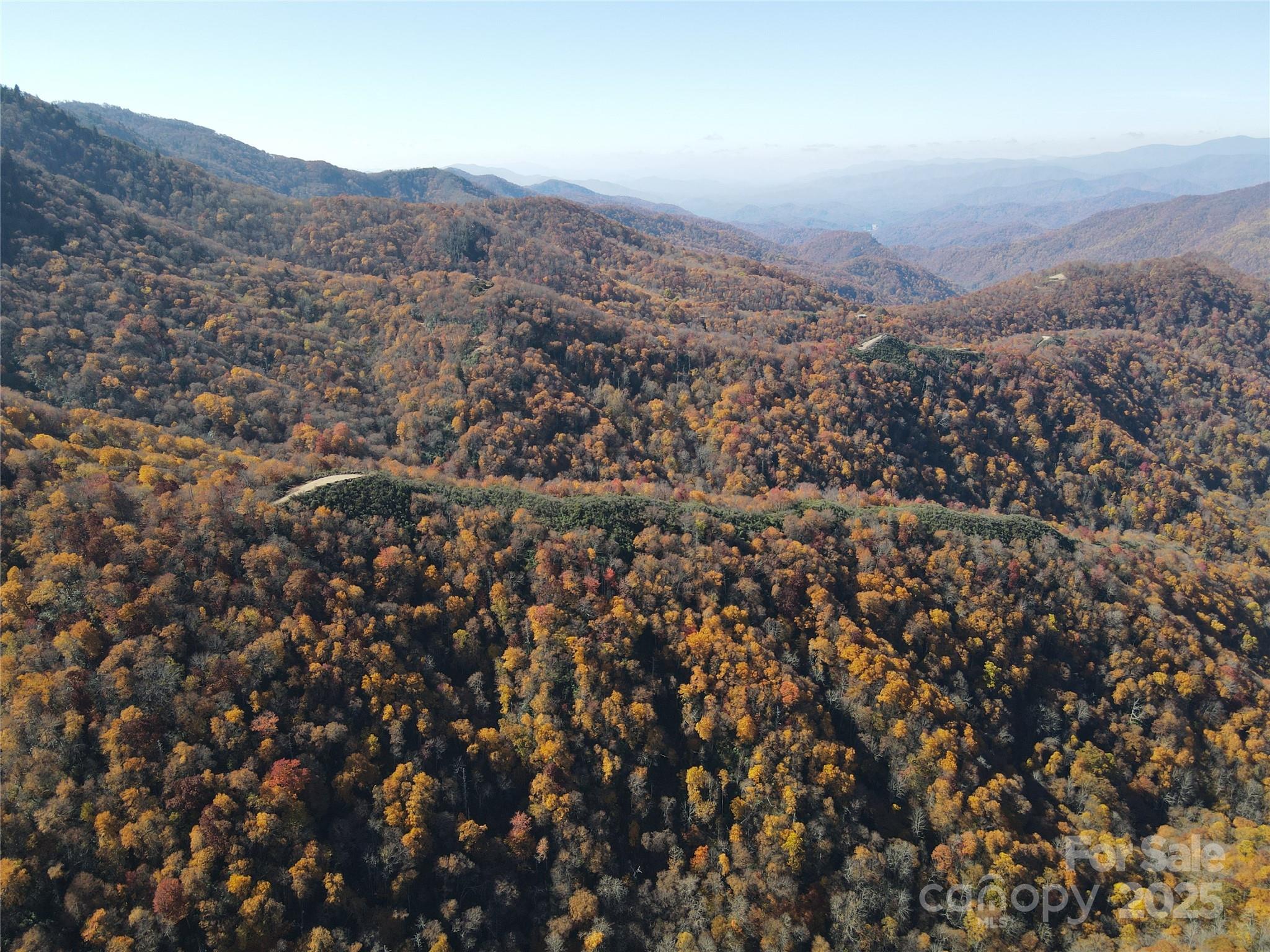 3837-3689 Plott Balsam Road Maggie Valley, NC 28751 - Photo 25 of 36 an aerial view of residential house and green space