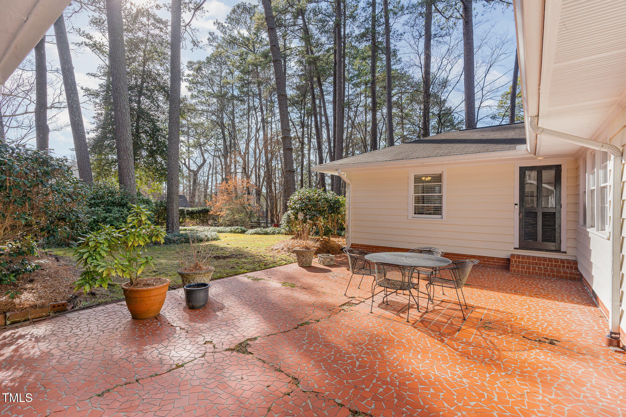 2801 Chelsea Circle Durham, NC 27707 - Photo 3 of 41 a view of a backyard with sitting area