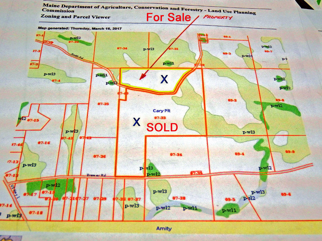 Lot 33-1 Smith Road Orient, ME 04471 - Photo 7 of 21 map-land-cary-me-hovey