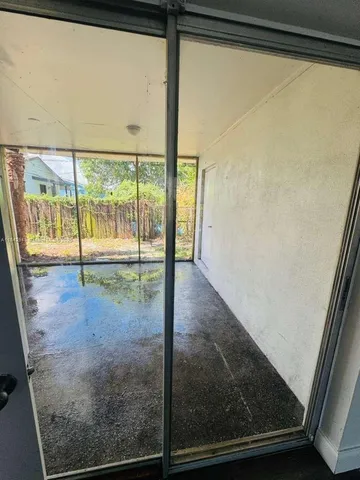 swimming view from window