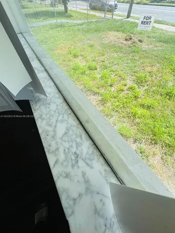 a view of ocean from a window