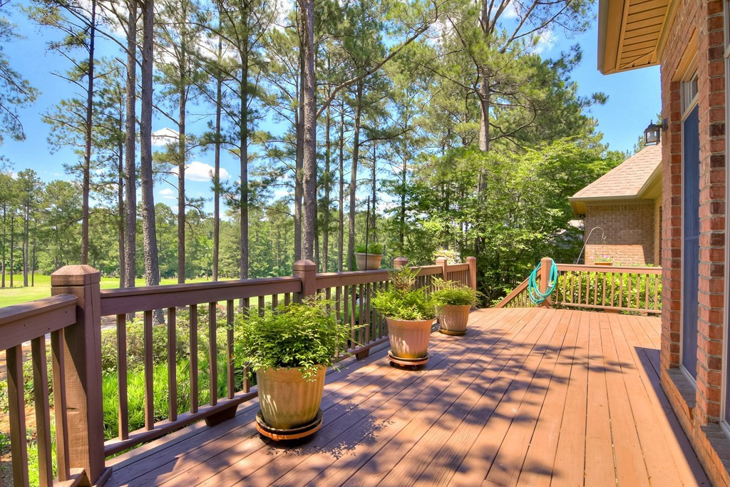 240 Forest Pines Road Aiken, SC 29803 - Photo 29 of 32 Deck with beautiful views of the golf course