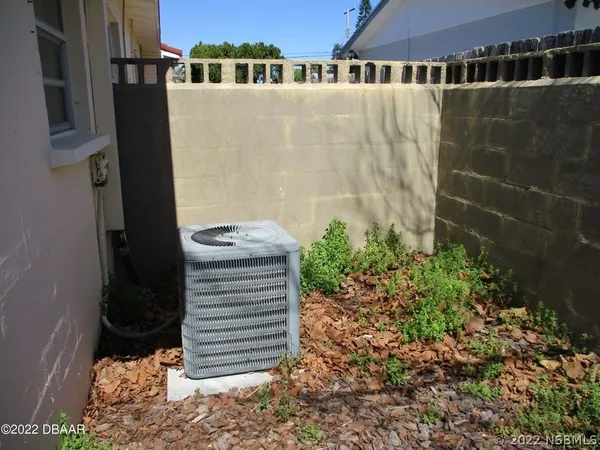 a outdoor space with lots of green space