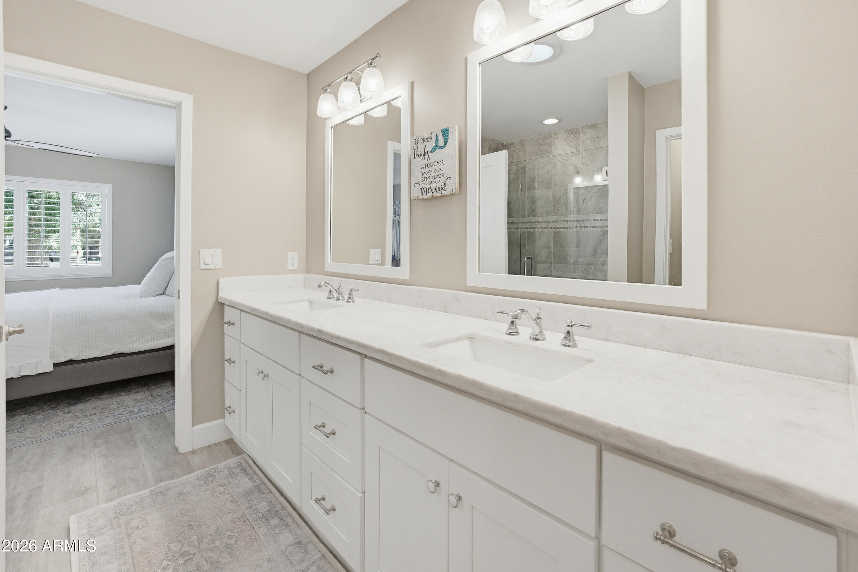 1603 West Rovey Avenue Phoenix, AZ 85015 - Photo 19 of 39 Double Vanity in Primary Bath