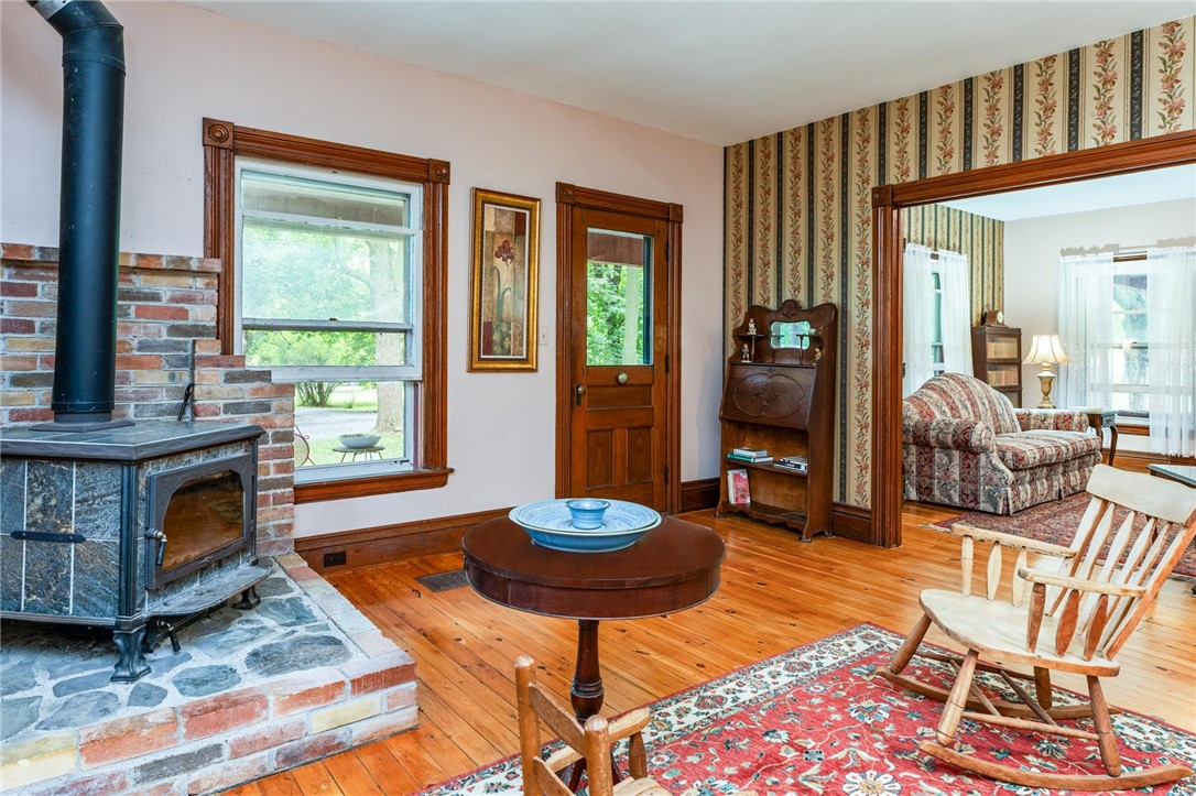 171 Works Road Rush, NY 14472 - Photo 13 of 49 Feel the warmth of the wood stove in the livingroo