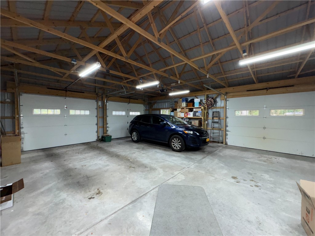 171 Works Road Rush, NY 14472 - Photo 43 of 49 Inside the oversized 3 car garage.