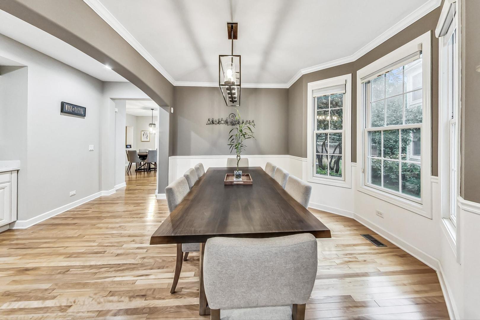 2680 Summit Drive Glenview, IL 60025 - Photo 12 of 70 a view of a dining room with furniture window and wooden floor