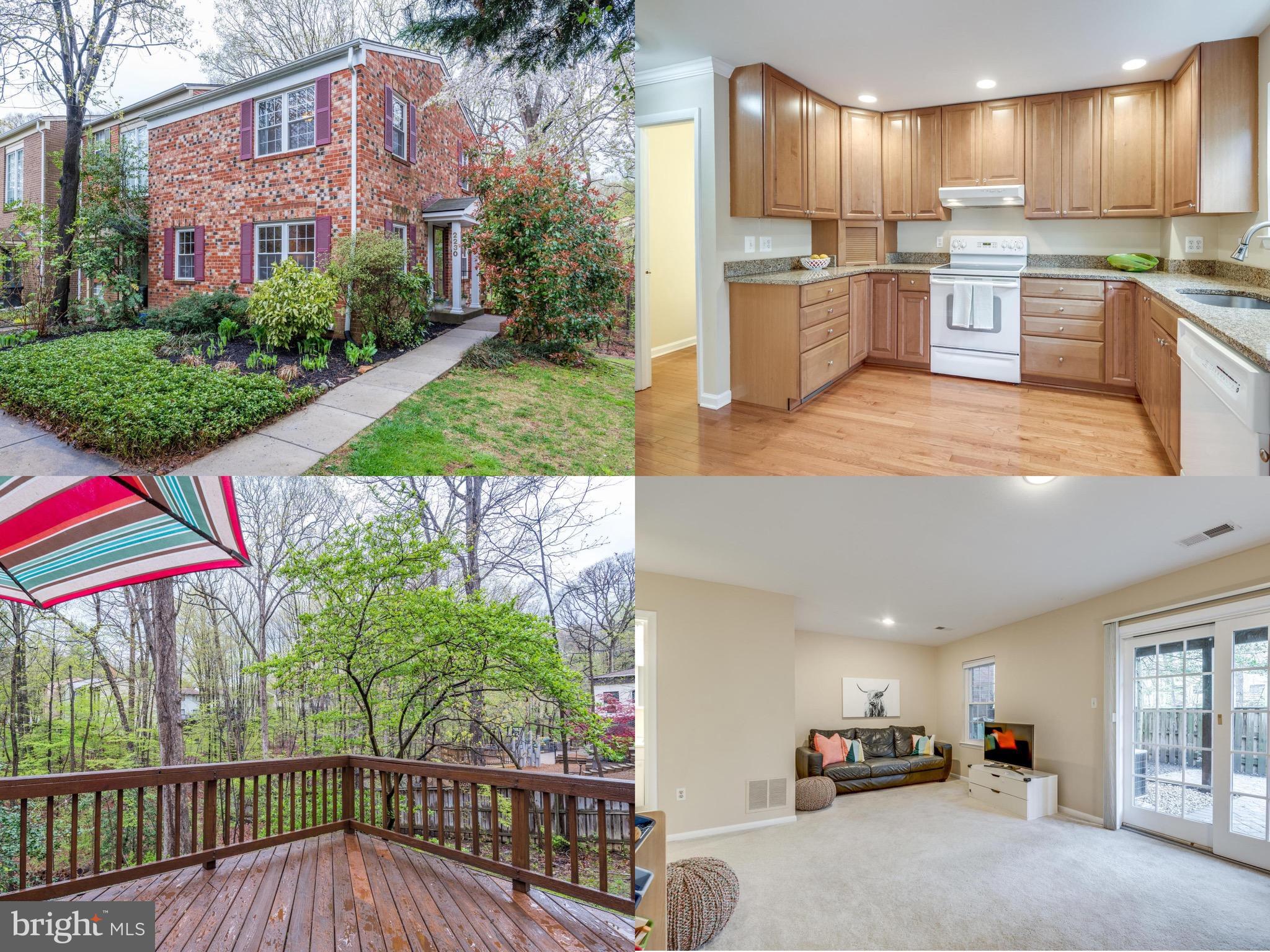 2230 Gunsmith Square Reston, VA 20191 - Photo 1 of 30 PRIVATE END UNIT FEELS LIKE A COTTAGE IN THE WOODS