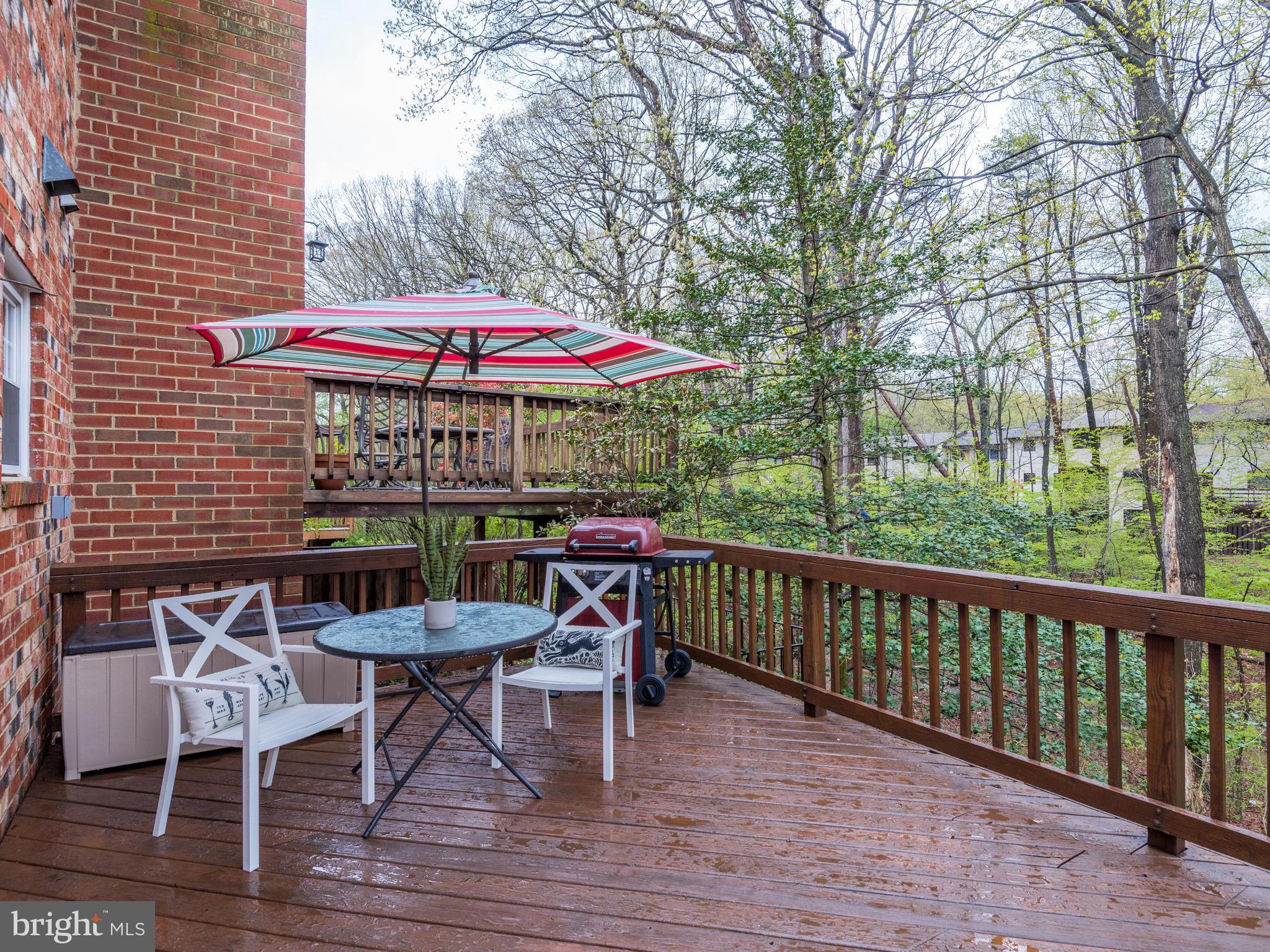 2230 Gunsmith Square Reston, VA 20191 - Photo 9 of 30 Deck to the Trees!!