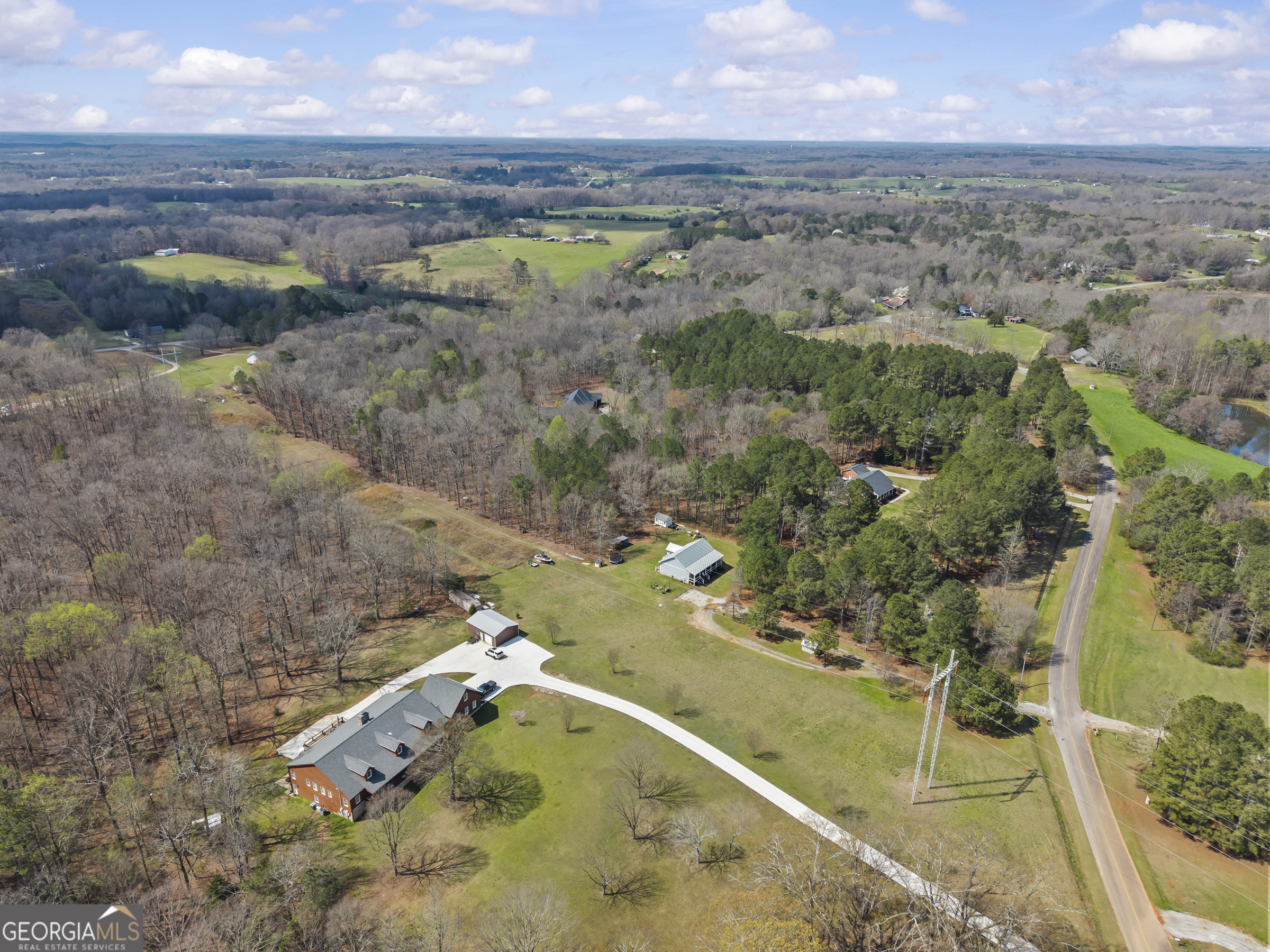 1687 Leon Ellis Road Hull, GA 30646 - Photo 42 of 51 a view of a lake with a mountain in the background