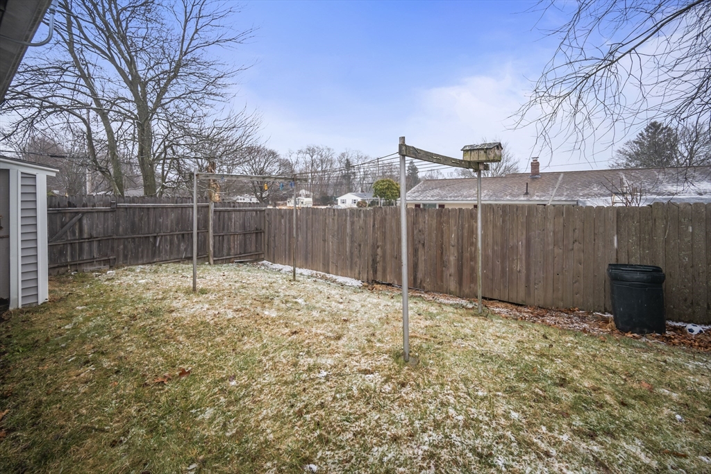 5 Debbie Road Brockton, MA 02302 - Photo 9 of 30 a backyard of a house with a large tree