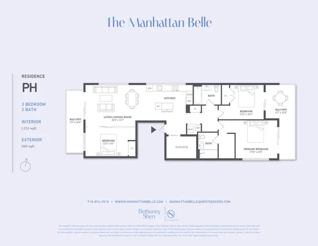 $2,400,000 | 1110 Manhattan Avenue, Unit PH | Greenpoint