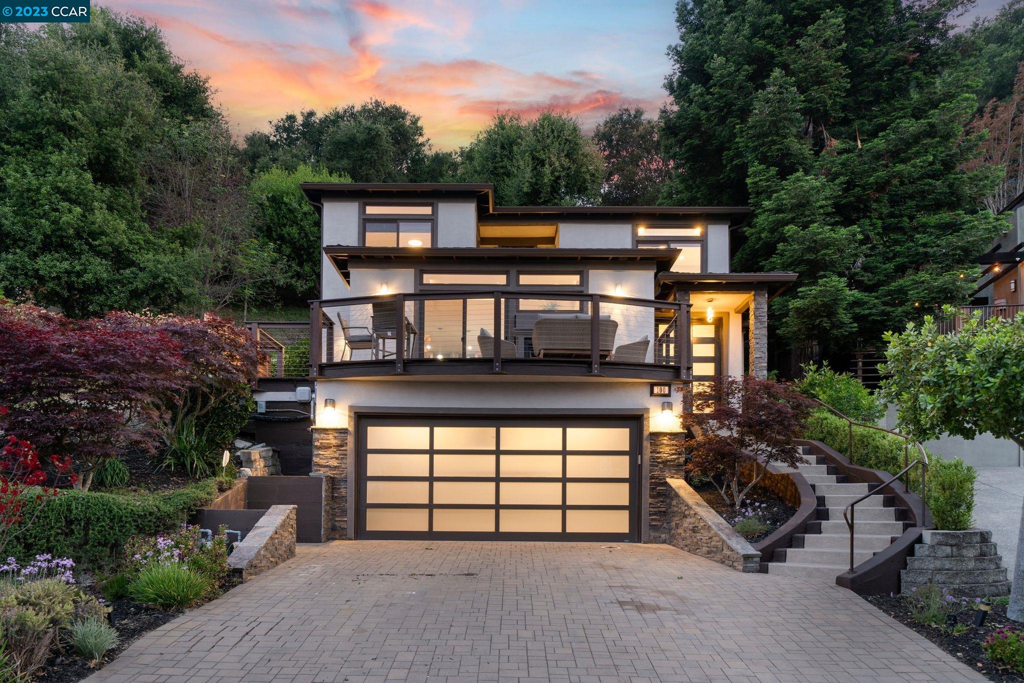 100 Barbara Road Orinda, CA 94563 - Photo 1 of 1 front view of a house with a garden