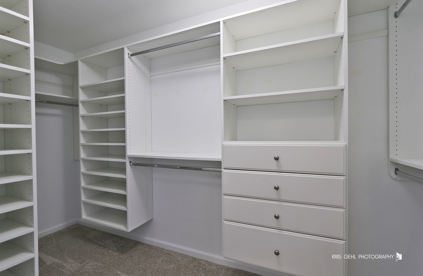 10718 Hunt Club Road Richmond, IL 60071 - Photo 16 of 28 a view of an empty walk in closet