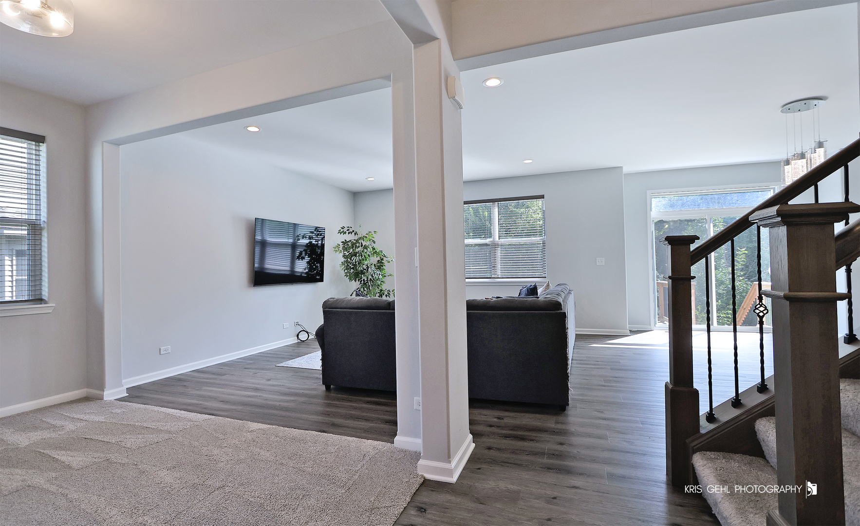 10718 Hunt Club Road Richmond, IL 60071 - Photo 4 of 28 a living room with furniture and a wooden floor