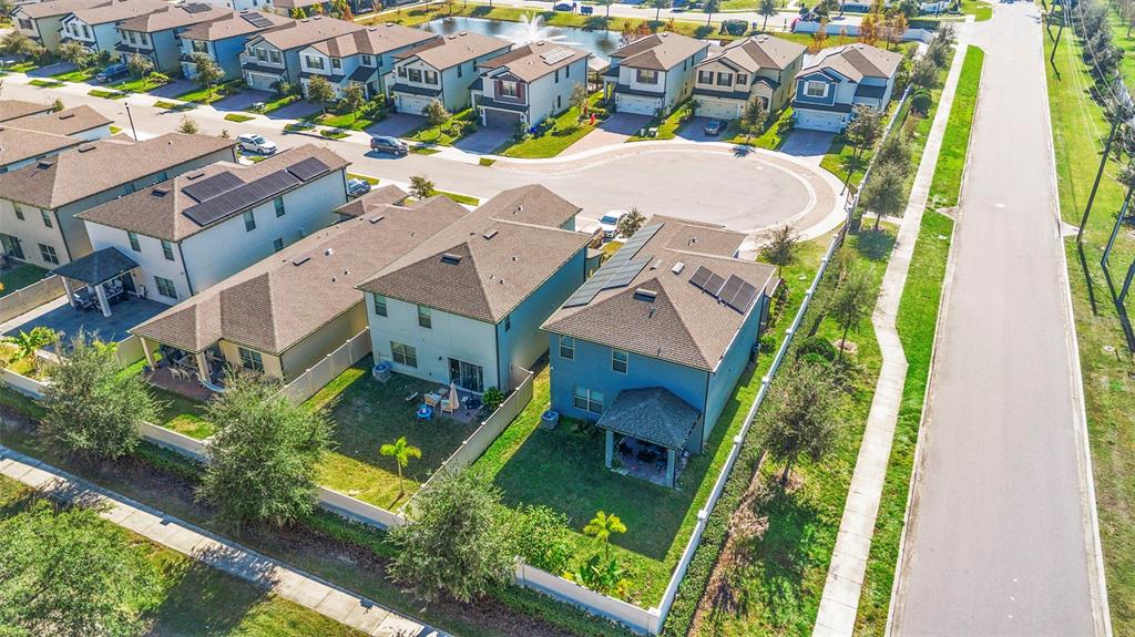 3937 Ceremony Cove Sanford, FL 32771 - Photo 44 of 51 an aerial view of a house with a garden and plants