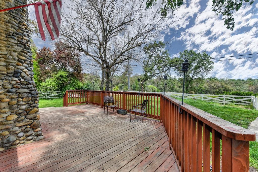 4524 Salmon Falls Road Pilot Hill, CA 95664 - Photo 41 of 47 a view of deck with a large trees