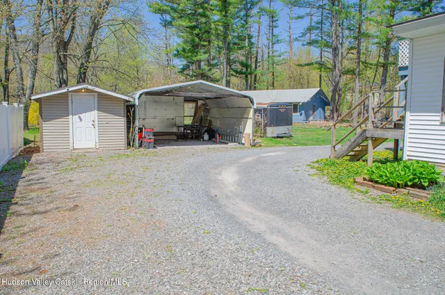 front view of house with a street