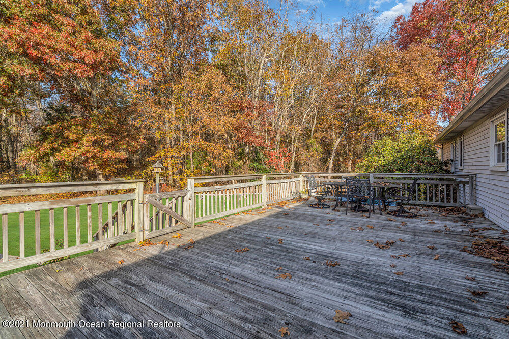 146 Cedar Swamp Road Jackson, NJ 08527 - Photo 35 of 48 a view of house with deck and wooden floor