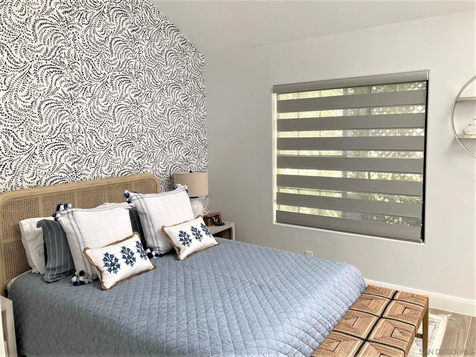 4023 Avenida Brisa Rancho Santa Fe, CA 92091 - Photo 18 of 24 a bed sitting in a bedroom next to a window