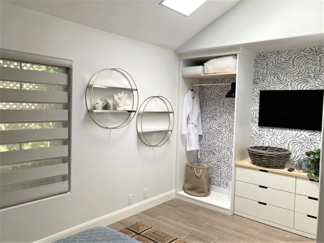 a front view of a house with entryway