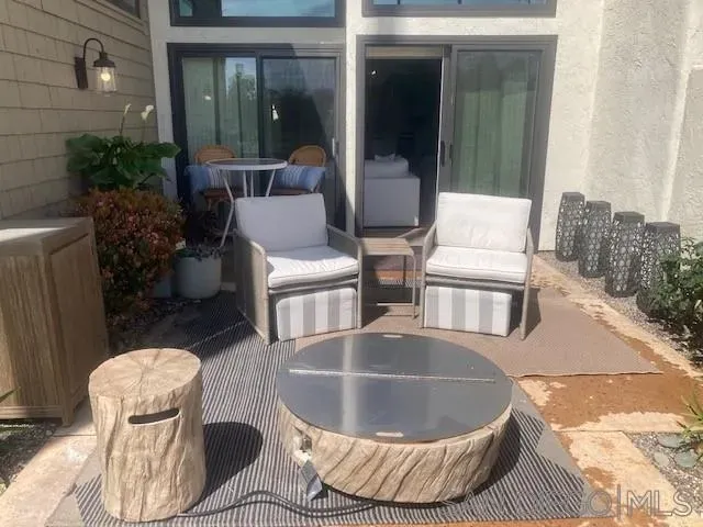 a view of outdoor space and patio