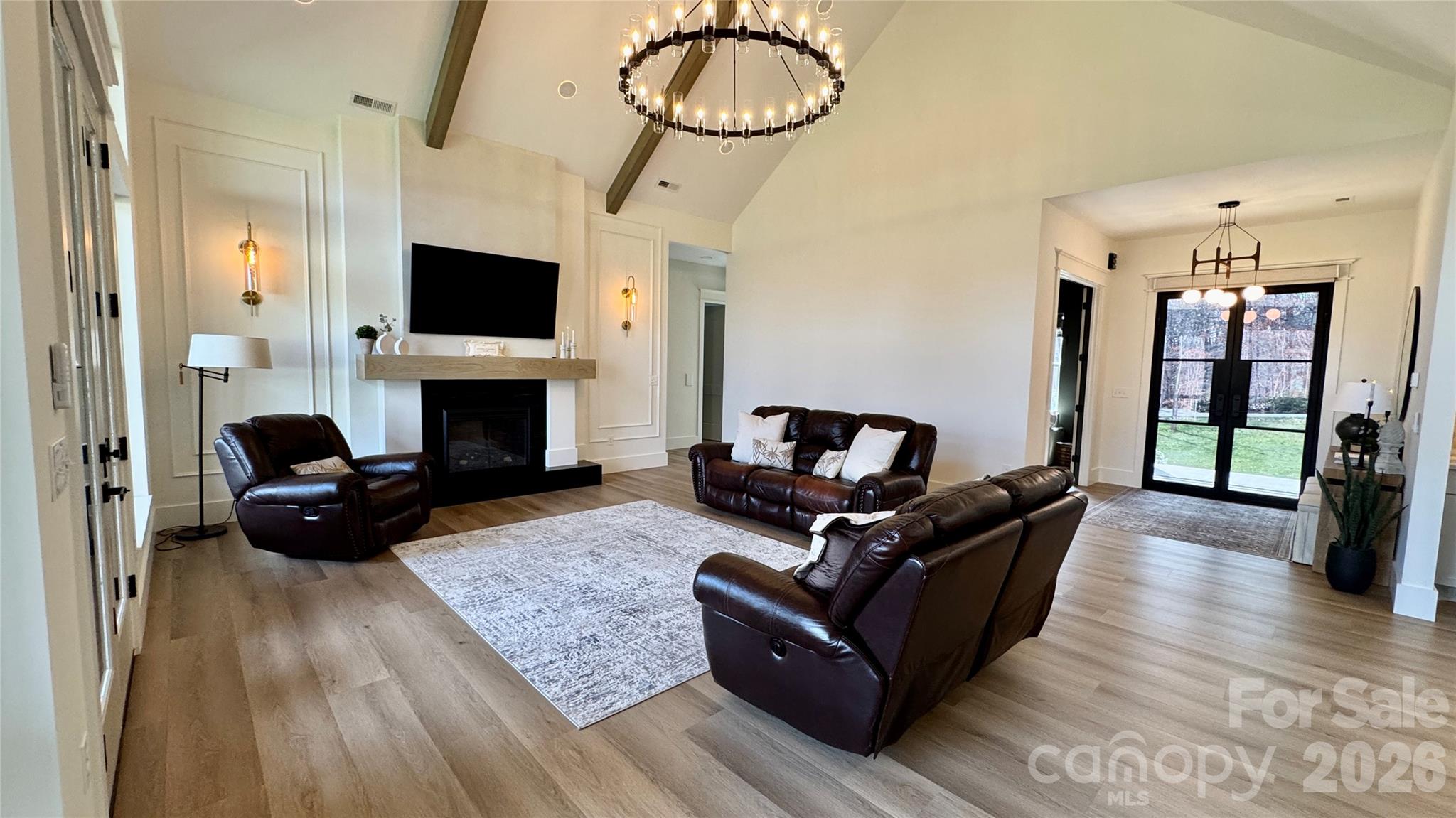 1360 Sain Road Hickory, NC 28602 - Photo 10 of 47 a living room with furniture fireplace and a flat screen tv
