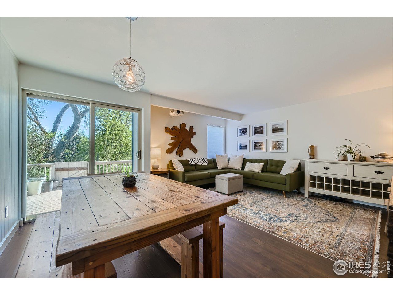 1175 Bear Mountain Drive, Unit A Boulder, CO 80305 - Photo 9 of 31 a view of a dining room with furniture window and outside view