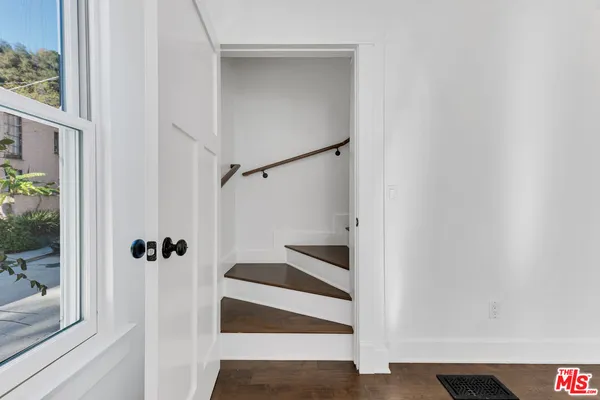 a view of a walk in closet