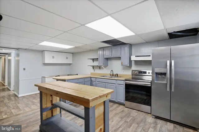 a room with storage and utility