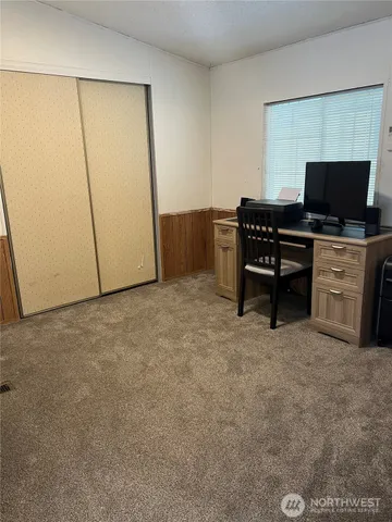 a view of workspace with furniture