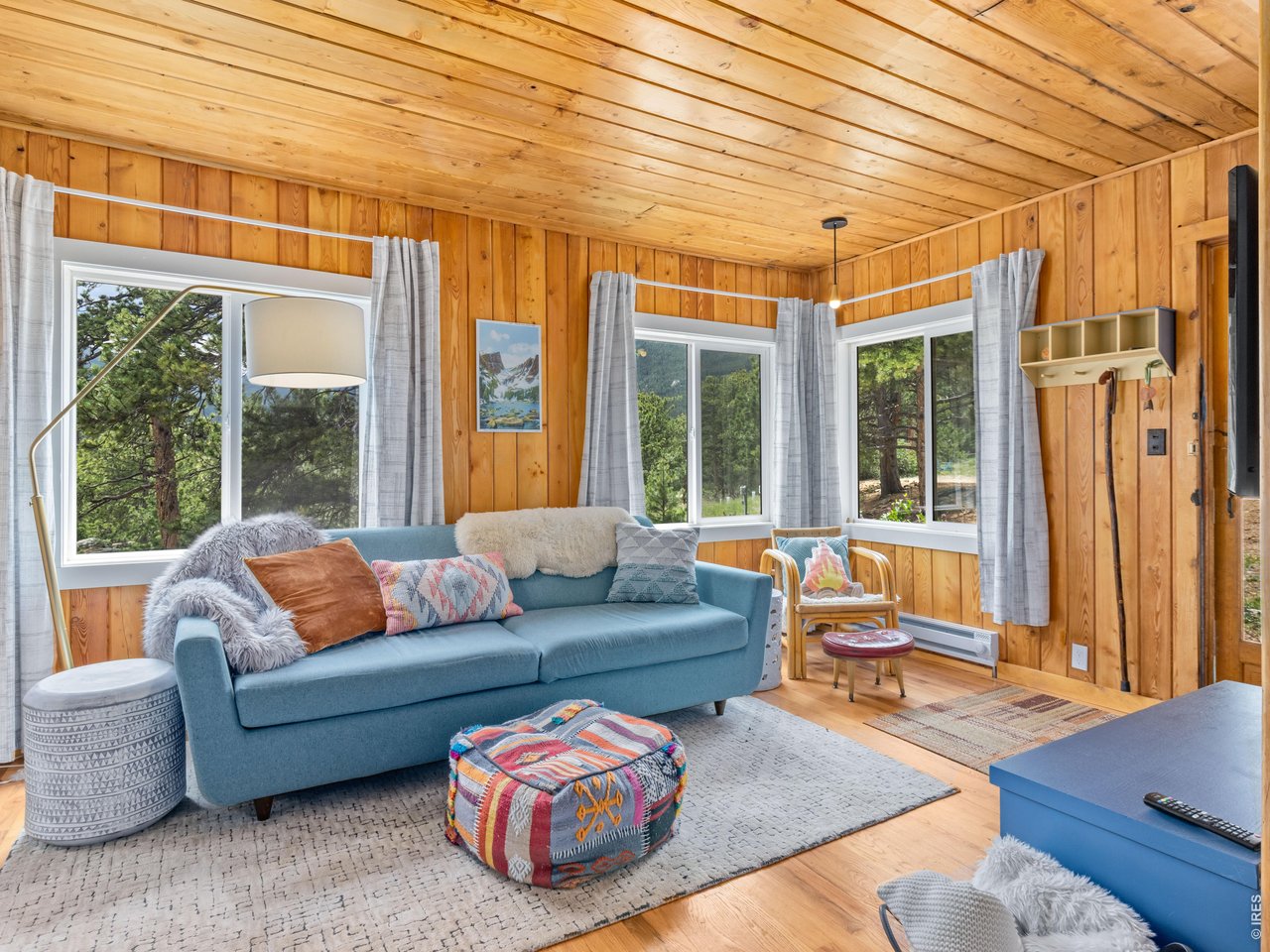 270 Ski Road East Allenspark, CO 80510 - Photo 7 of 30 Rich Wood Ceiling and Paneling
