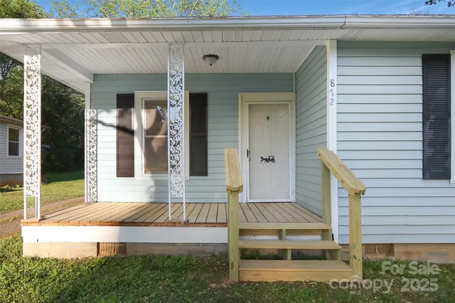 a view of house with front door