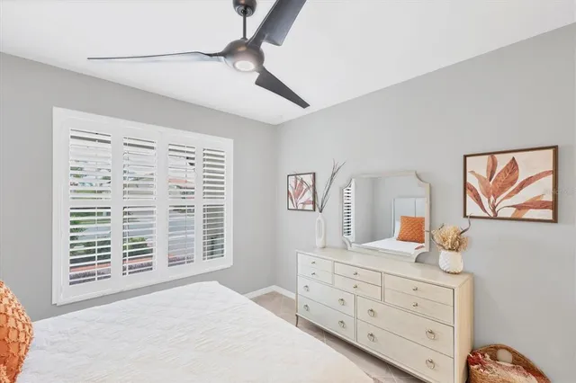 a view of a swimming pool and an ocean view