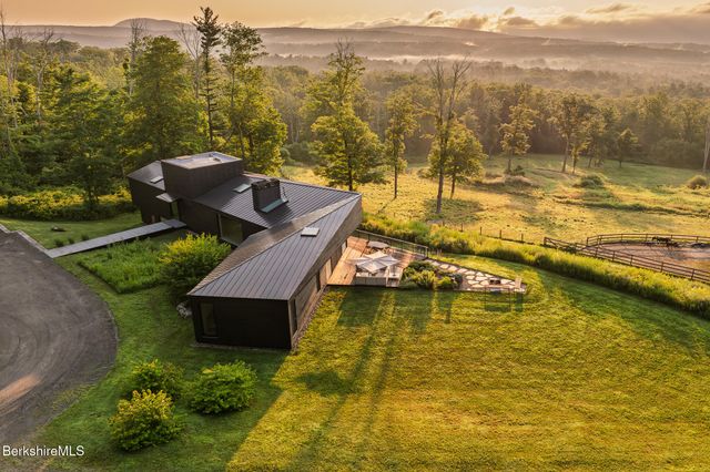 a view of a lake with a mountain