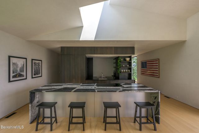 a view of kitchen with breakfast area