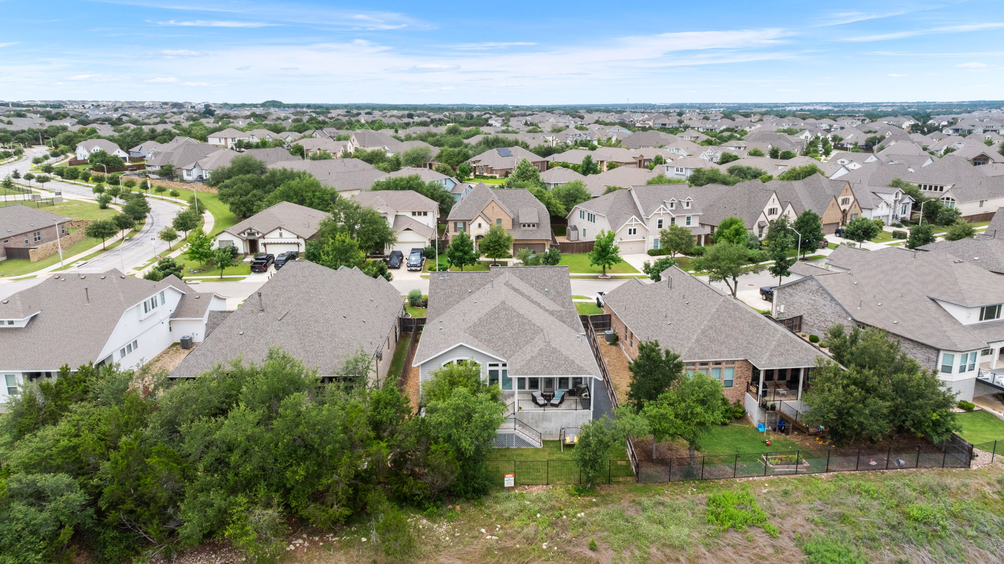 1908 Woolsey Way Leander, TX 78641 - Photo 29 of 36 Enjoy no rear neighbors - and views of greenbelt with morning sunrises.
