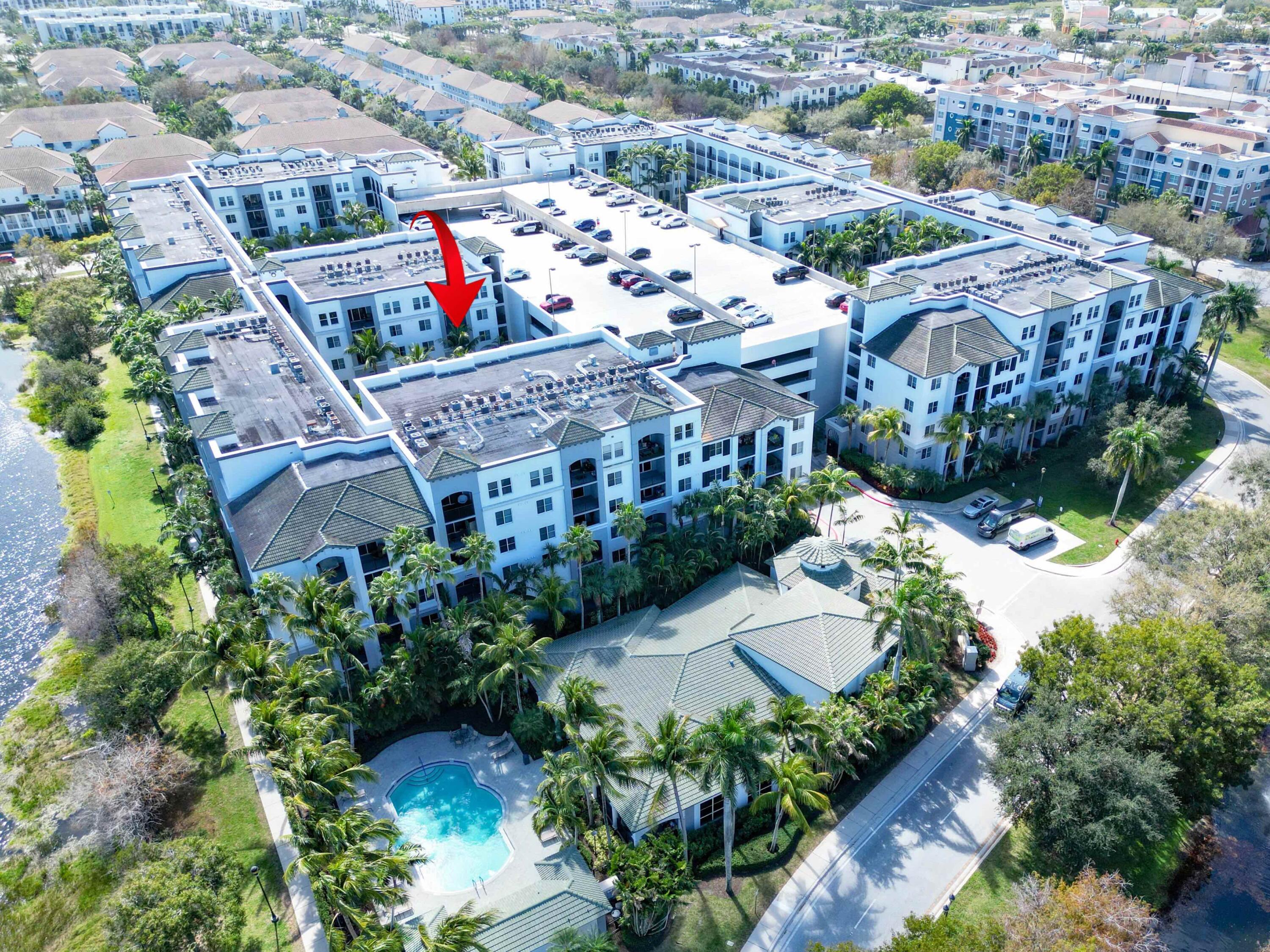 1660 Renaissance Commons Boulevard, Unit 2326 Boynton Beach, FL 33426 - Photo 50 of 58 Drone Building Unit Location
