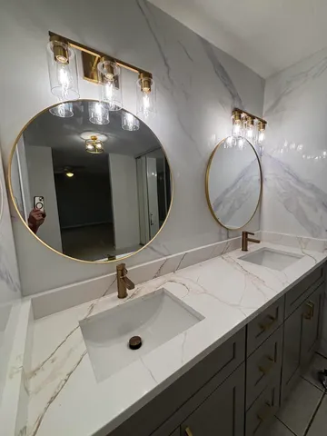 a view of outdoor space with garden