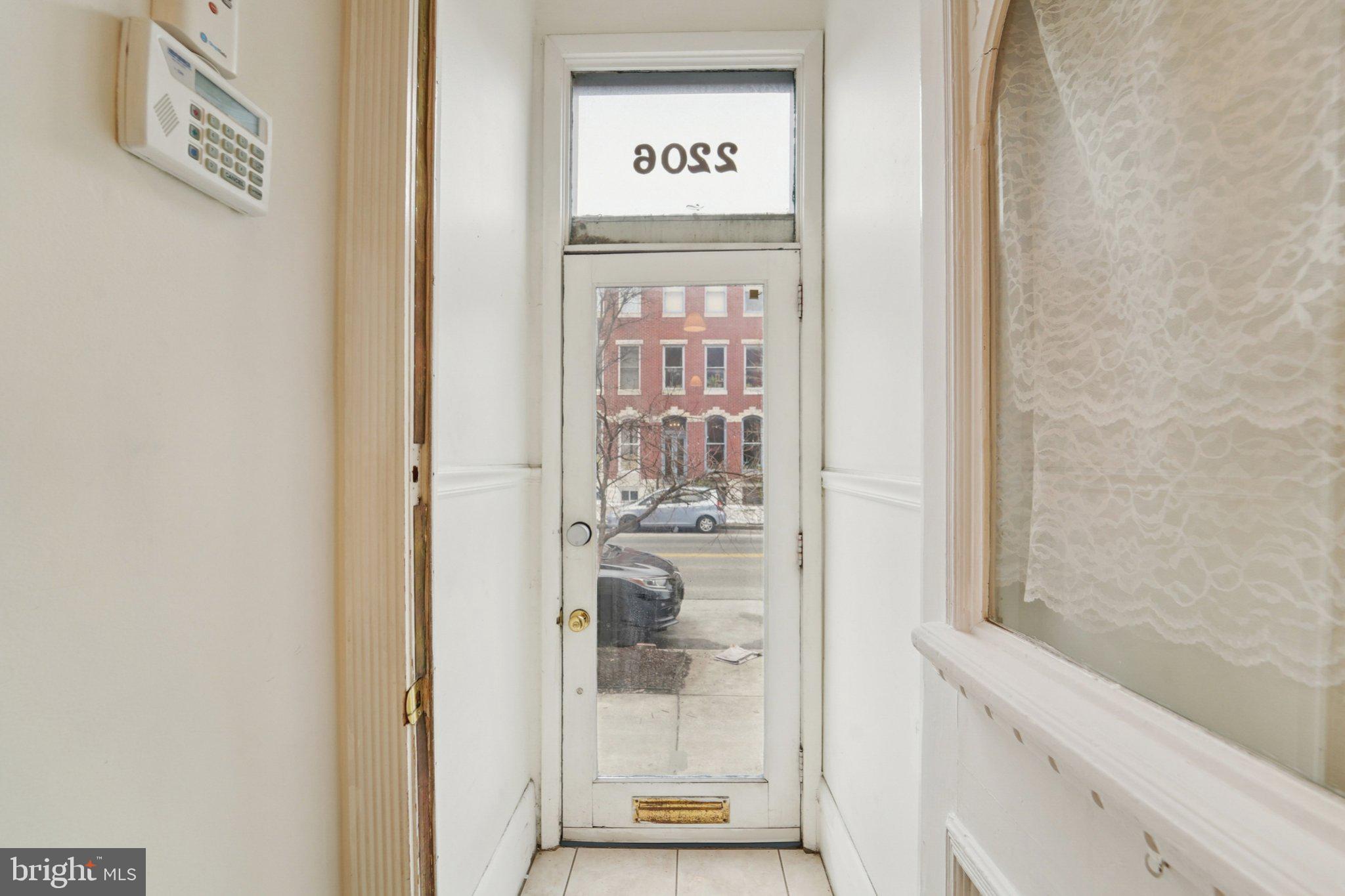 2206 East Baltimore Street Baltimore, MD 21231 - Photo 5 of 40 Foyer