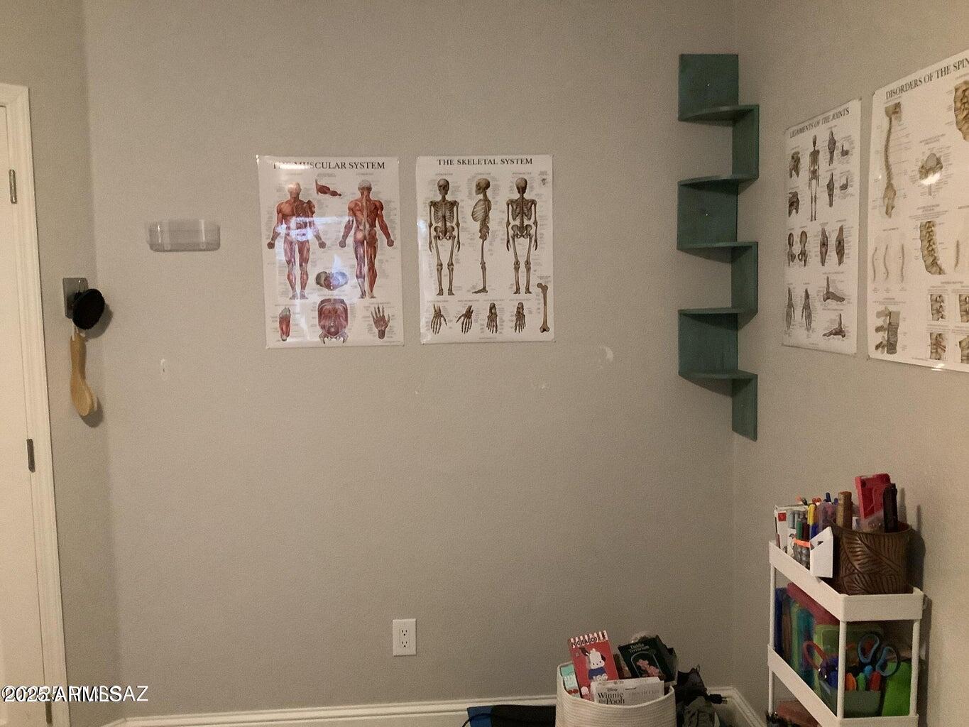 3736 Jackson Lane Willcox, AZ 85643 - Photo 14 of 36 a room with wall paintings on the wall and a window