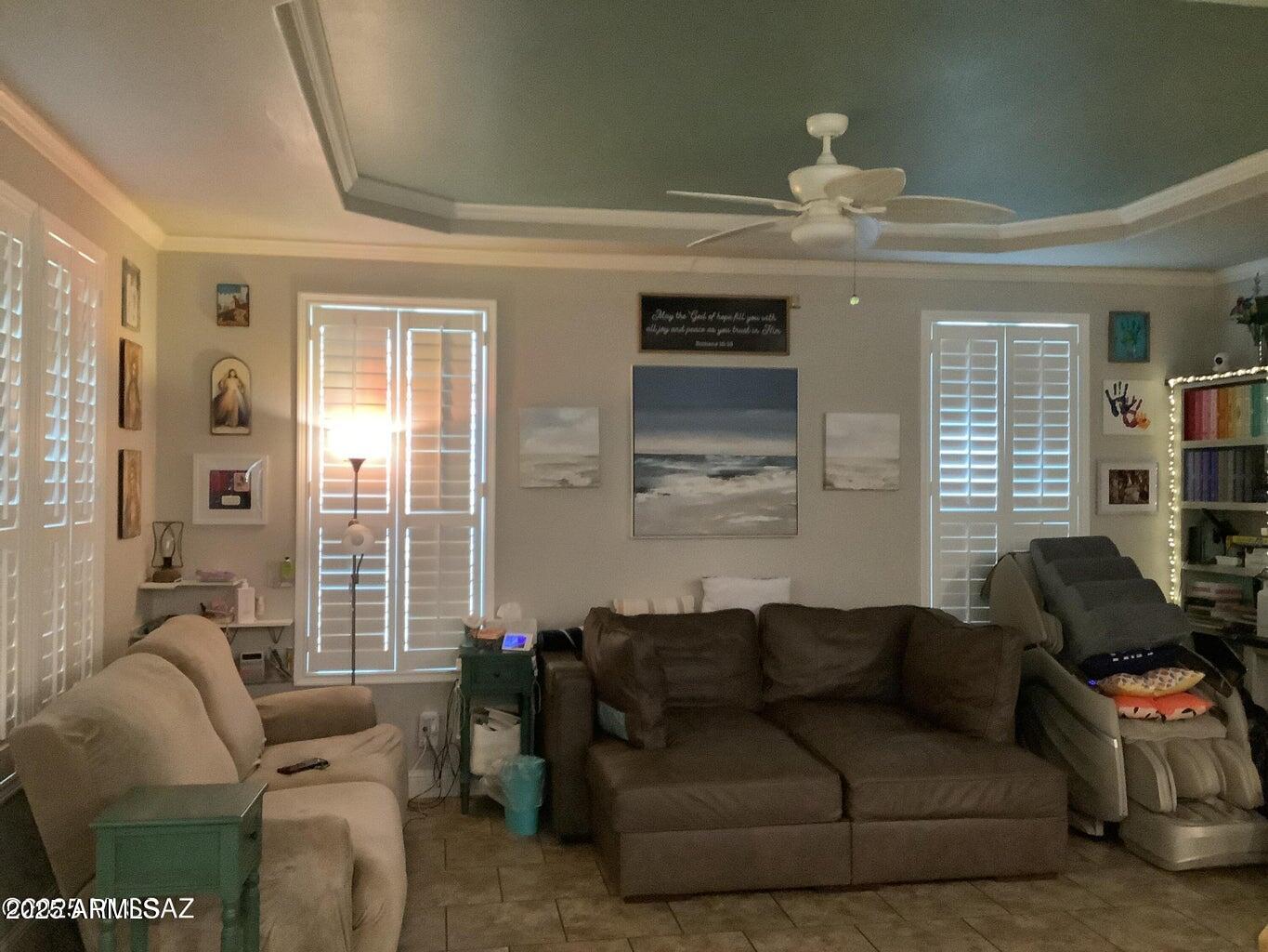 3736 Jackson Lane Willcox, AZ 85643 - Photo 3 of 36 a living room with furniture and a large window