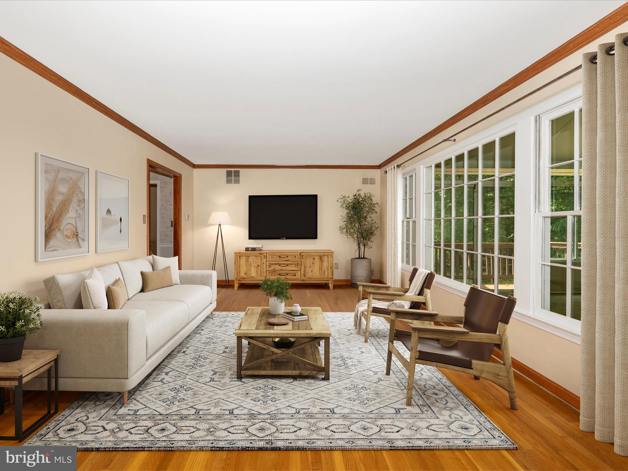 13105 Brandon Way Road Gaithersburg, MD 20878 - Photo 5 of 44 Living Room Virtually Staged