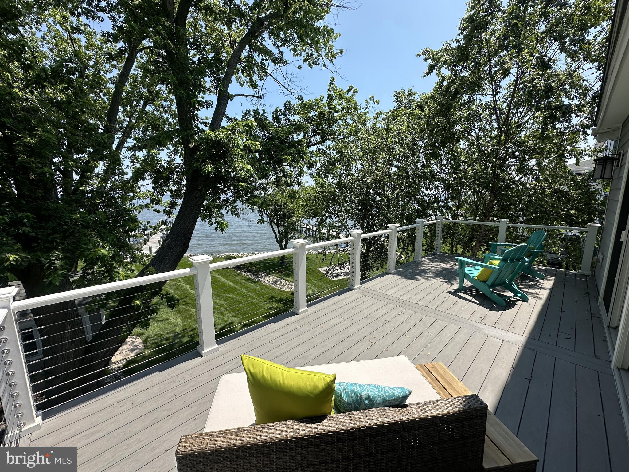 1538 Robinson Road Shady Side, MD 20764 - Photo 48 of 71 a view of sitting space and deck with couches