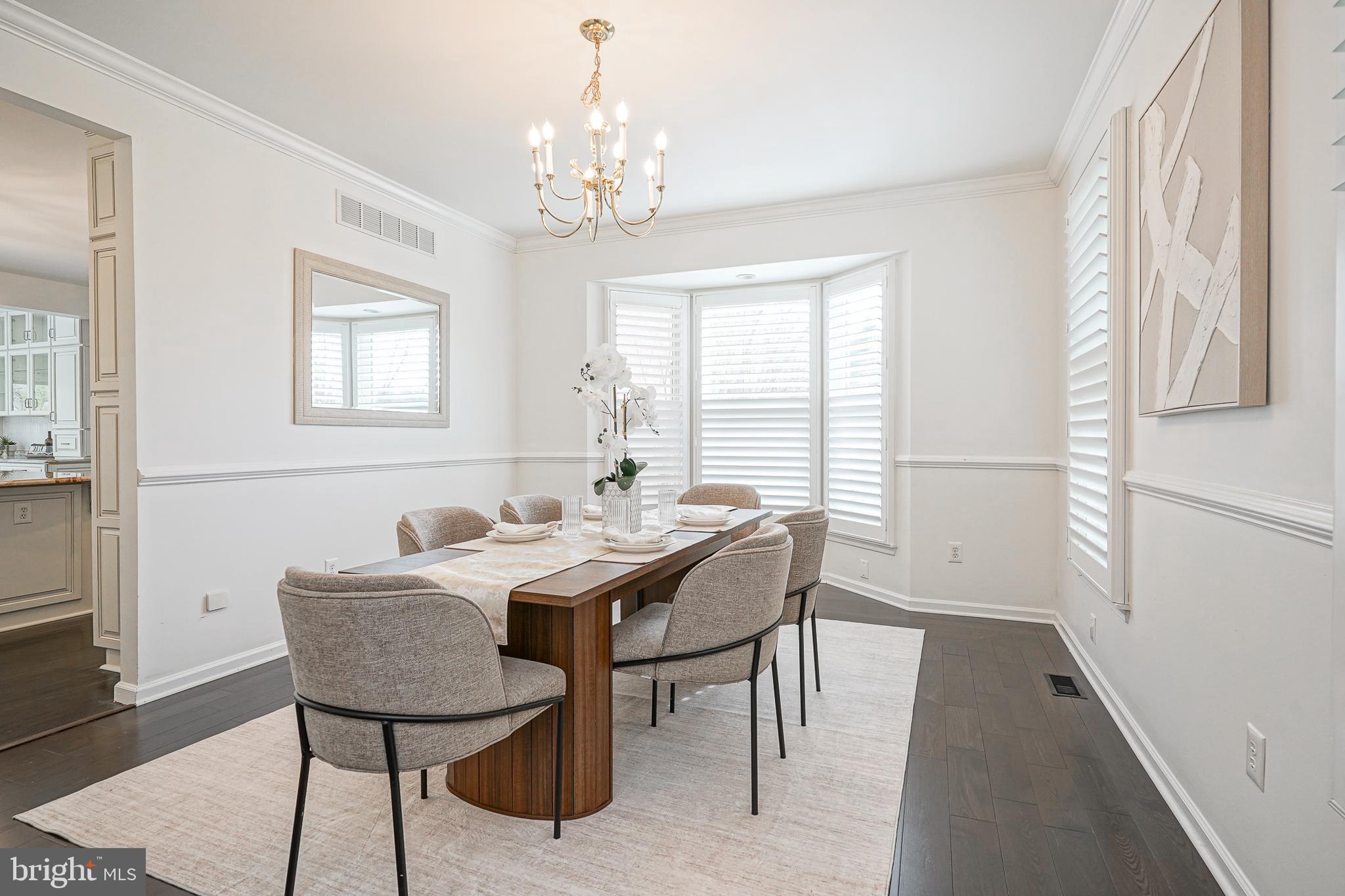 6101 Church Road Mount Laurel, NJ 08054 - Photo 12 of 64 a view of a dining room with furniture window and wooden floor