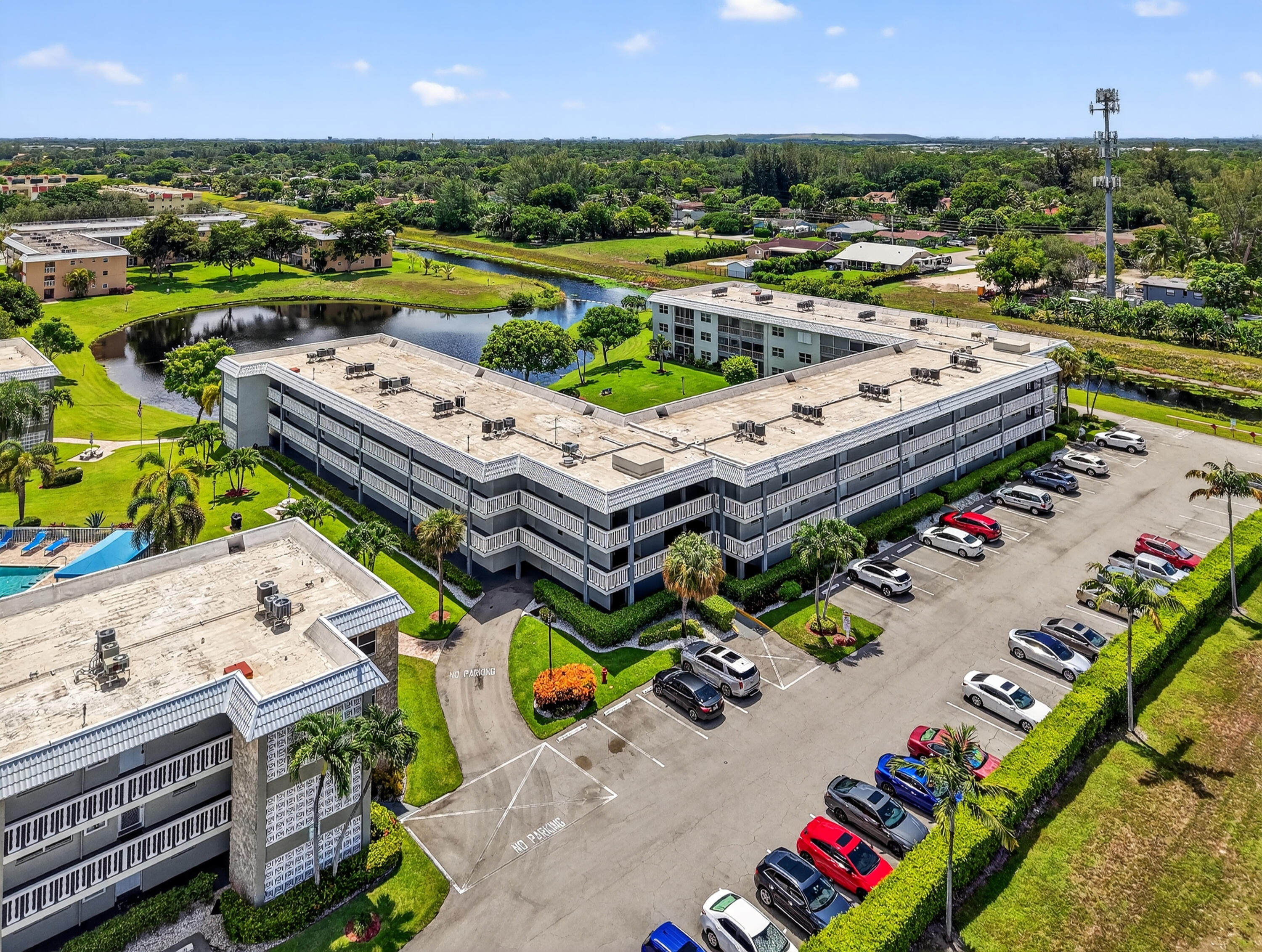 9880 Marina Boulevard, Unit 1509 Boca Raton, FL 33428 - Photo 30 of 43 an aerial view of a house with outdoor space
