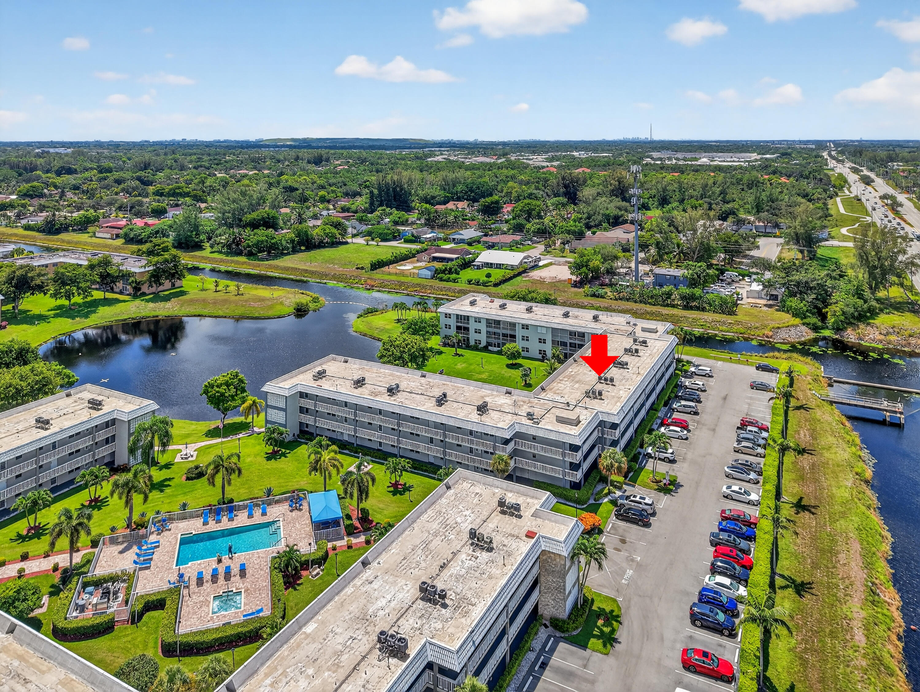 9880 Marina Boulevard, Unit 1509 Boca Raton, FL 33428 - Photo 37 of 43 aerial view of a city
