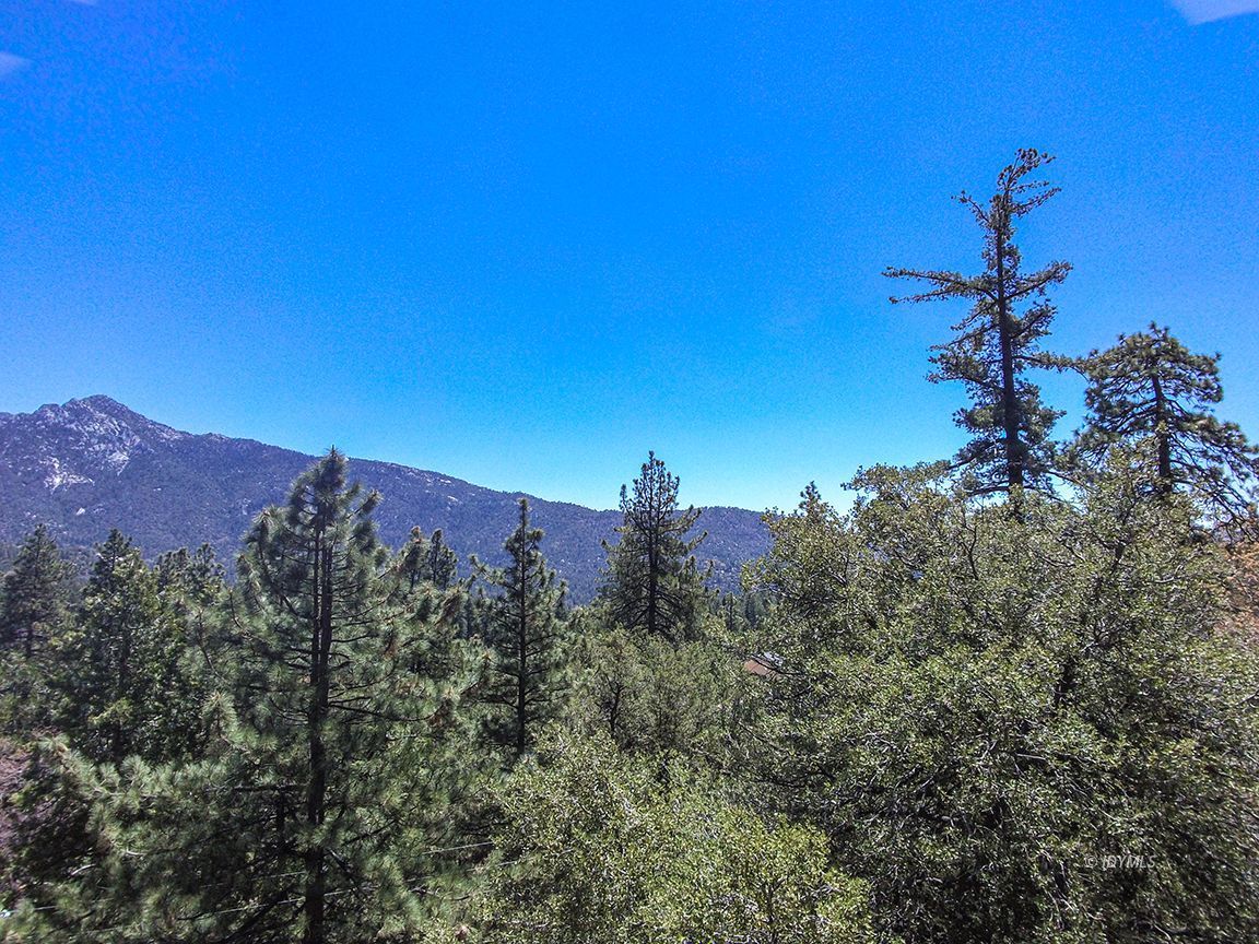 Lakeview Idyllwild, CA 92549 - Photo 20 of 43 a view of a yard in a sunset