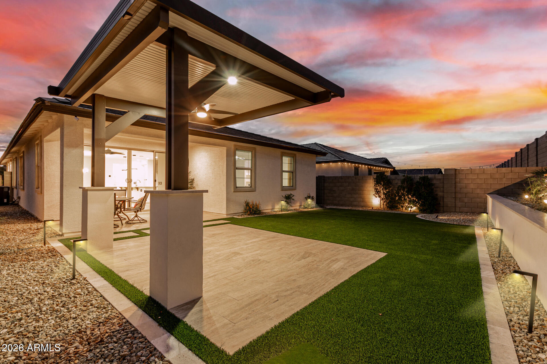 11985 South 173rd Avenue Goodyear, AZ 85338 - Photo 45 of 78 patio at twilight