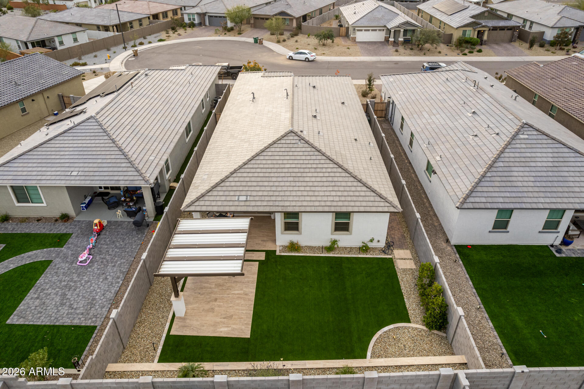 11985 South 173rd Avenue Goodyear, AZ 85338 - Photo 54 of 78 drone image of back yard